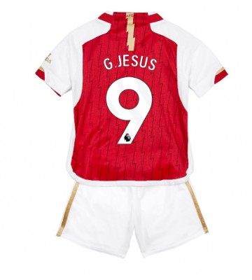 Arsenal Gabriel Jesus #9 Koszulka Podstawowych Dziecięca 2023-24 Krótki Rękaw (+ Krótkie spodenki)